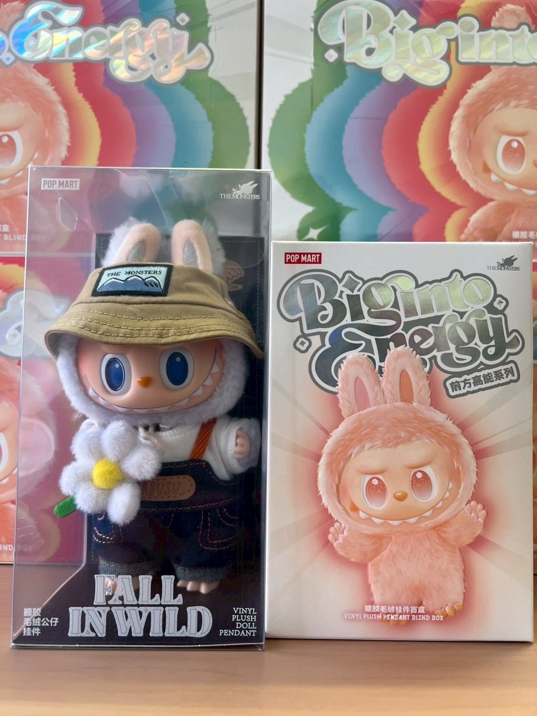 POP MART THE MONSTERS FALL IN WILD エナジー ぬいぐるみペンダント セット