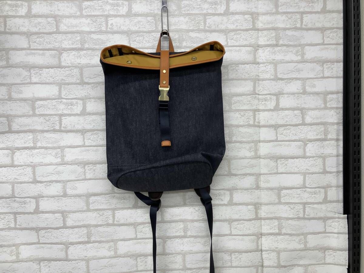 INNFITH ロールトップバッグパック インフィス リュック バッグパック メンズ インディゴ デニム地
