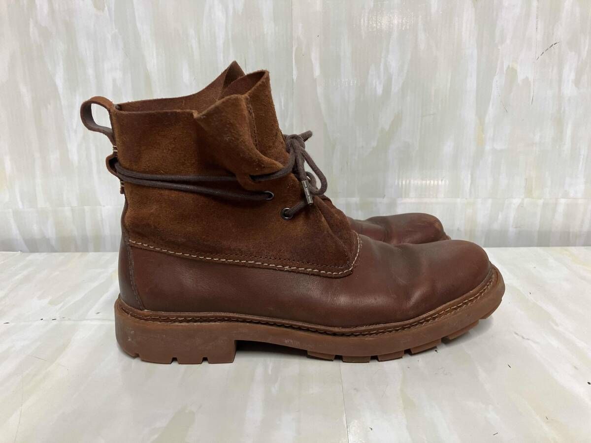 Clarks クラークス Trace Dusk レースアップ ショートブーツ ワークブーツ レザー スウェード ブラウン UK 8 その他 ブーツ 革靴 靴