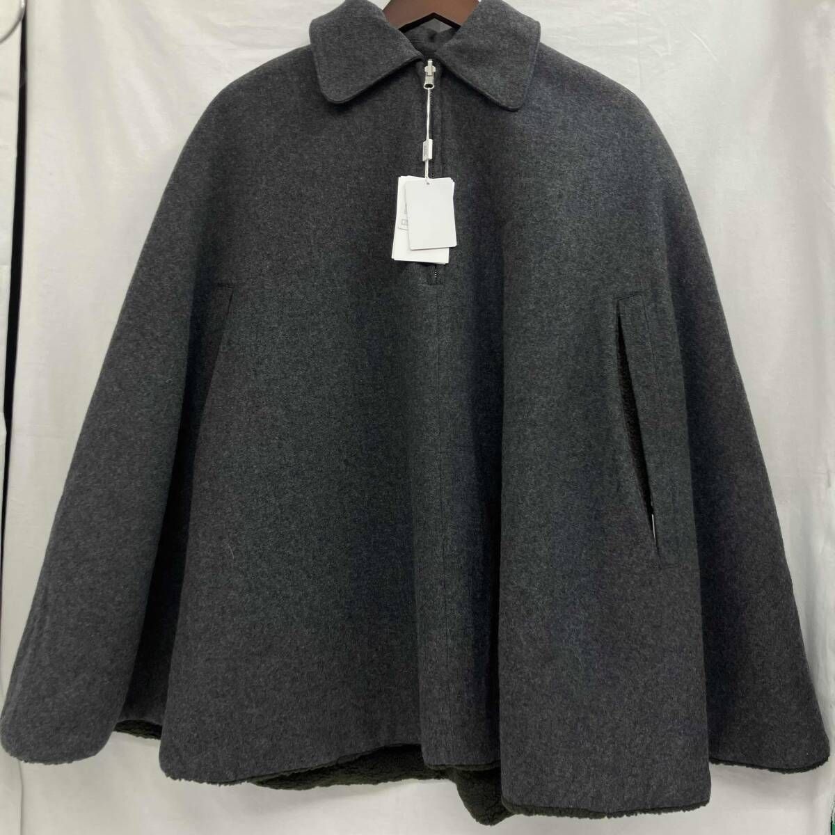 CLANE クラネ グレー 13104-0602 ポンチョ