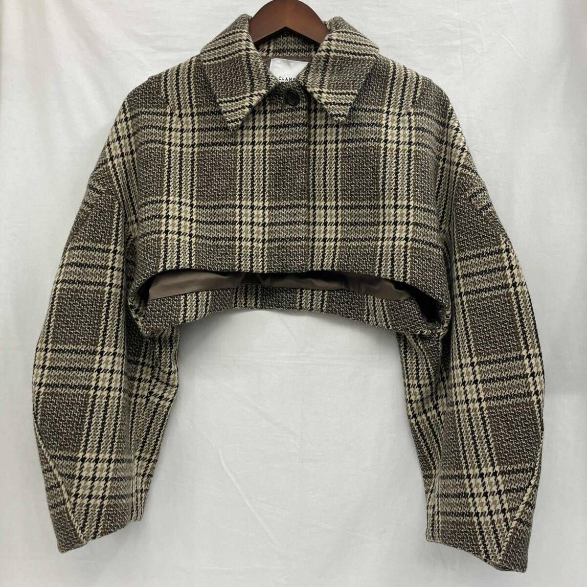 【美品】CLANE 短丈ジャケット　サイズ1 CLANE／クラネ／ジャケット／ショート丈 - メルカリ