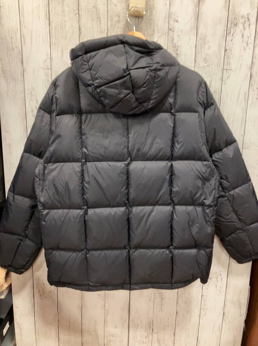 TAION ﾀｲｵﾝ ブラック ダウン90 表地ナイロン ダウンジャケット MOUNTAIN WEAR 袋付き