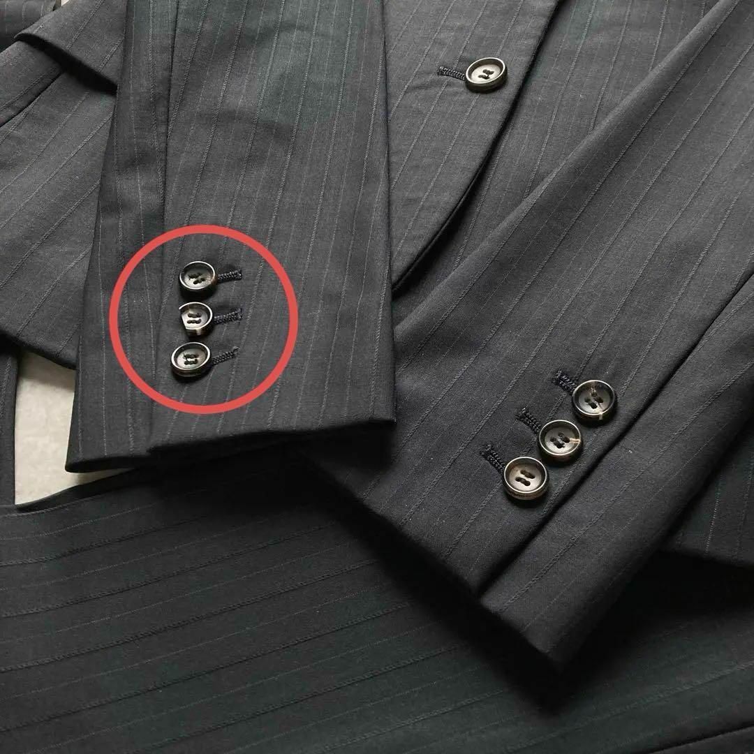 セオリーリュクス パンツスーツ ストライプ テーラードジャケット