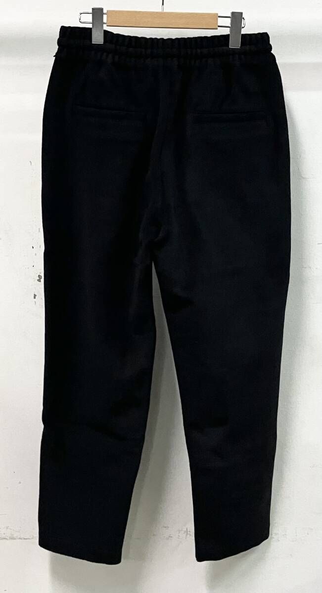 MONCAO モンサオ M 021204 イージーパンツ ウールモヘヤ サイズM ブラック 毛83% モヘヤ17% ルーマニア製