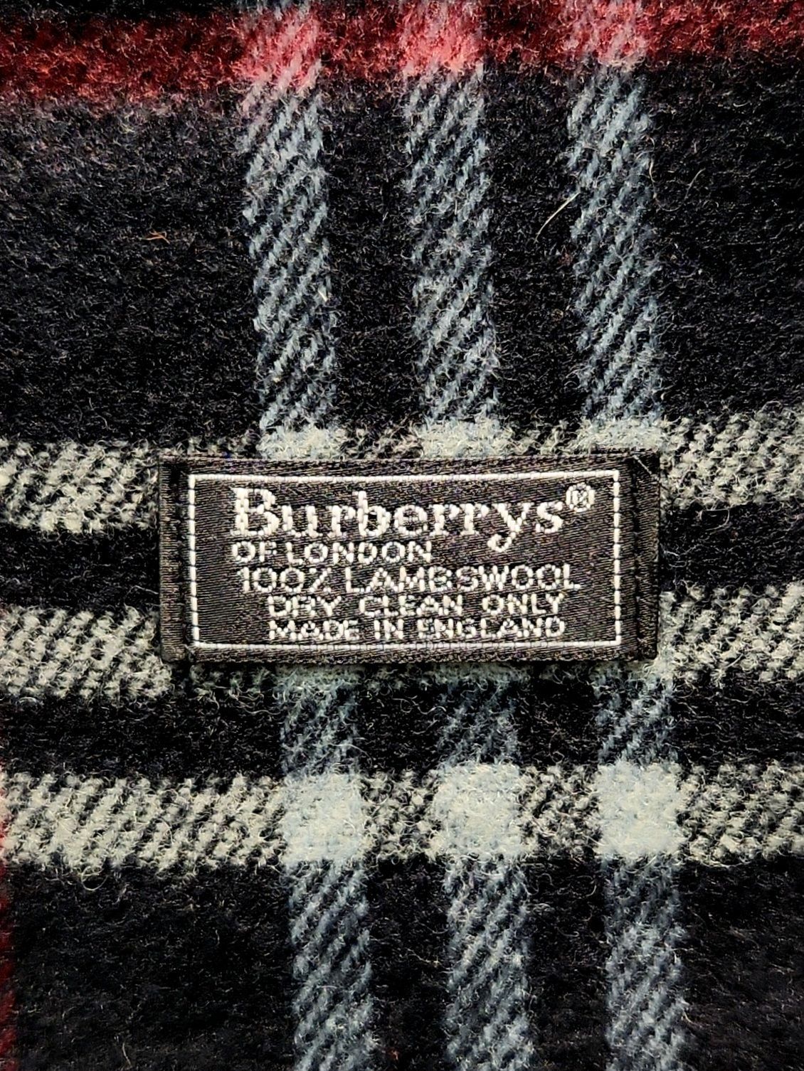 ㉗ Burberrys of LONDON ラムウールチェックマフラー バーバリー ノバ