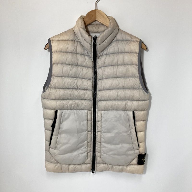 STONE ISLAND ストーンアイランド ライトダウンベスト ガーメントダイ