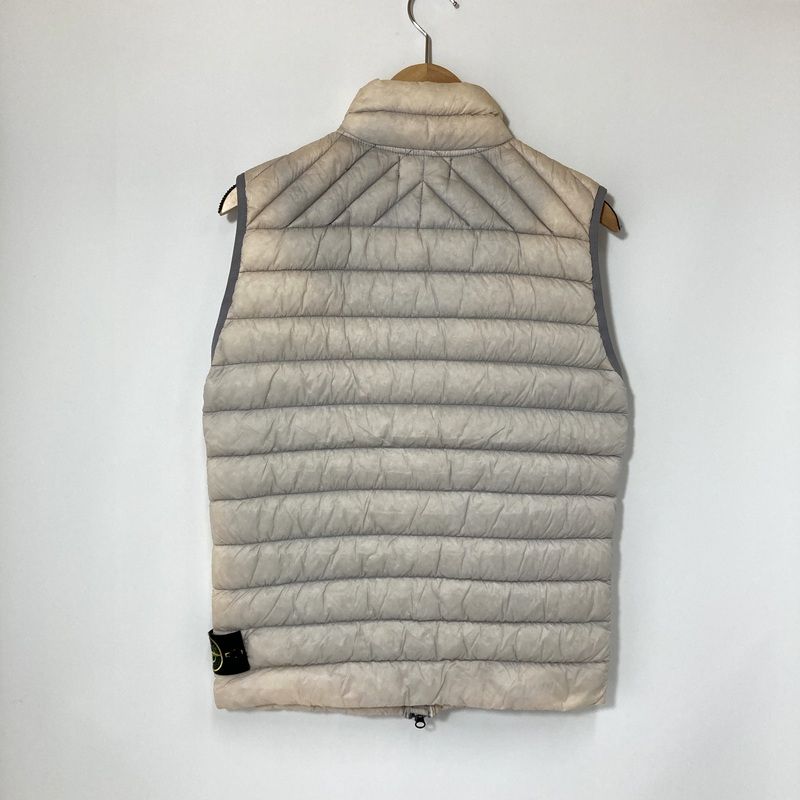 STONE ISLAND ストーンアイランド ライトダウンベスト ガーメントダイ