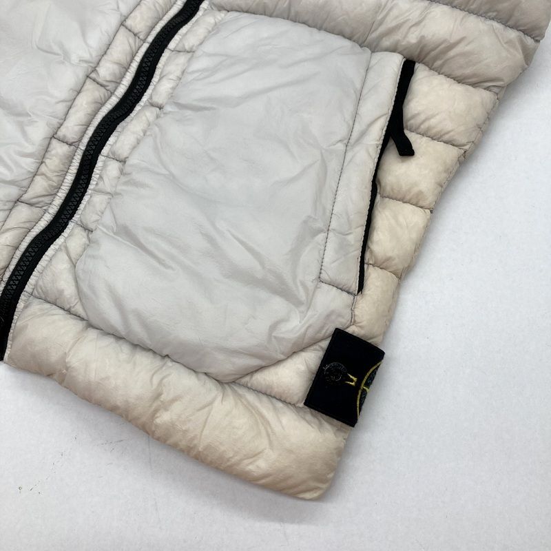 STONE ISLAND ストーンアイランド ライトダウンベスト ガーメントダイ