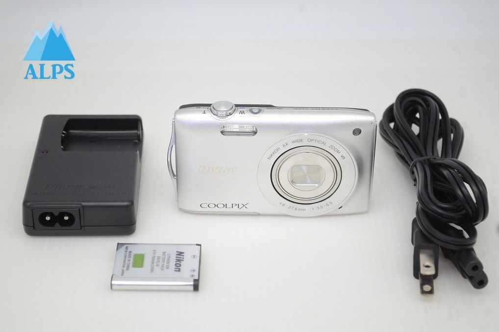 Nikon ニコン COOLPIX S 3300 コンパクトデジタルカメラ シルバー 251119 o
