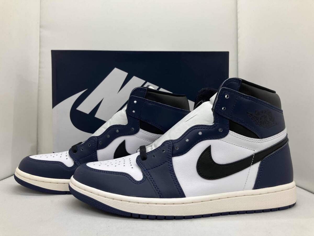 NIKE Air Jordan 1 ネイビー/ホワイト ナイキ エアジョーダン1