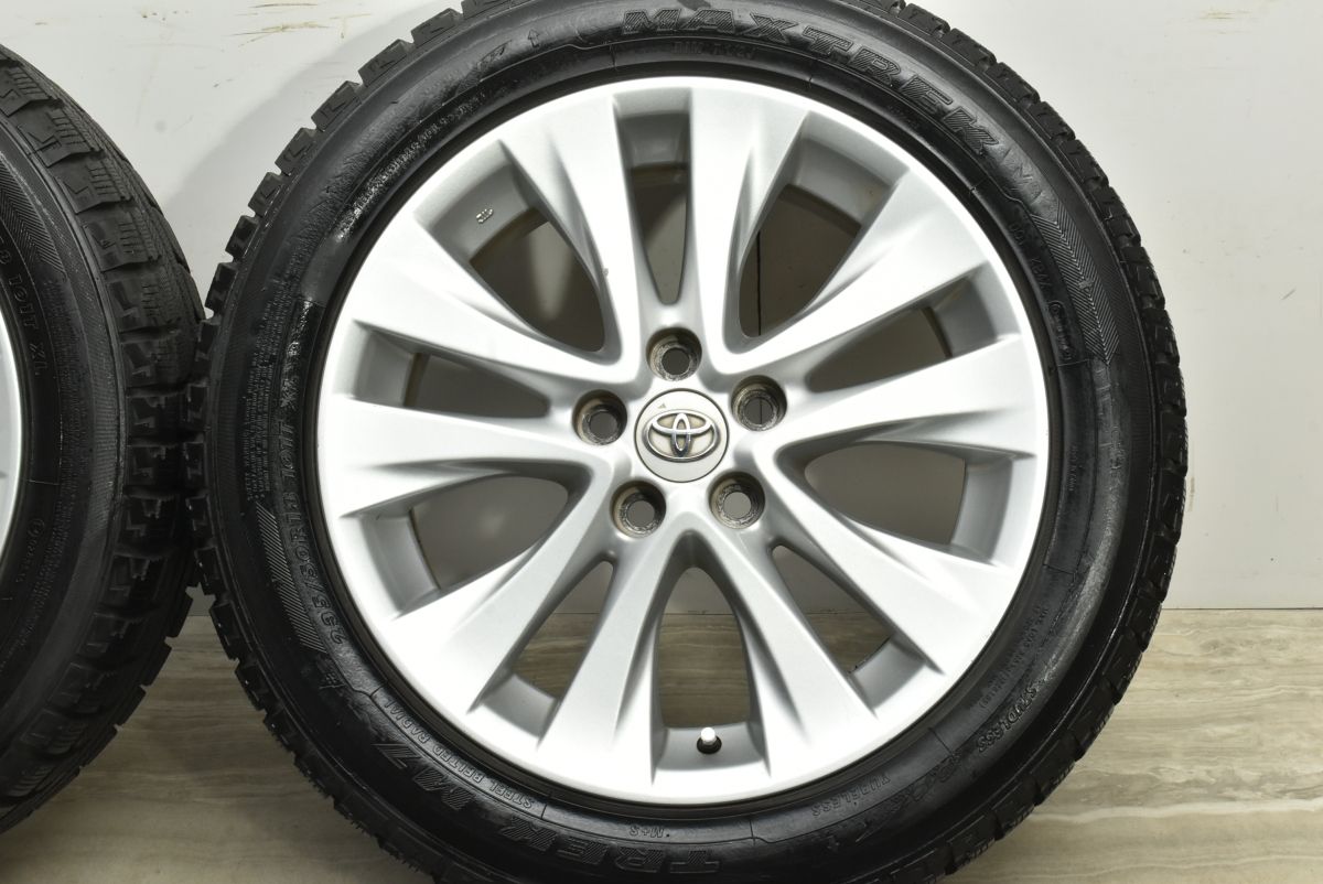  バリ溝 トヨタ 20 アルファード ヴェルファイア 18 in 7 5 J 45 114 3 マックストレック 235 50 R 30系 前期 後期 流用 18インチ タイヤ ホイールセット