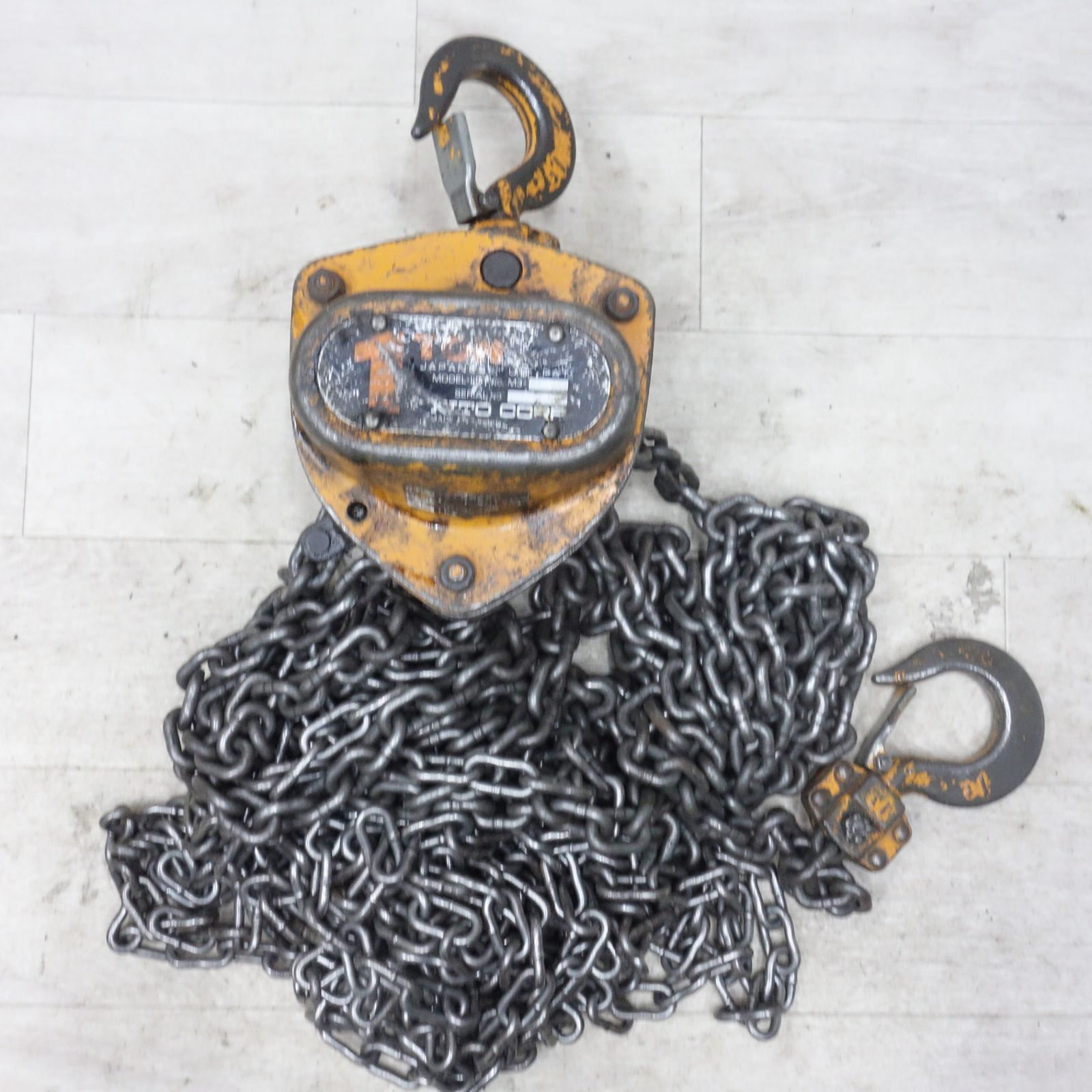 KITO キト チェーンブロック 1 ton M 3 463 3型 約3 1トン 1000 kg 吊り 上げ 運搬 工具