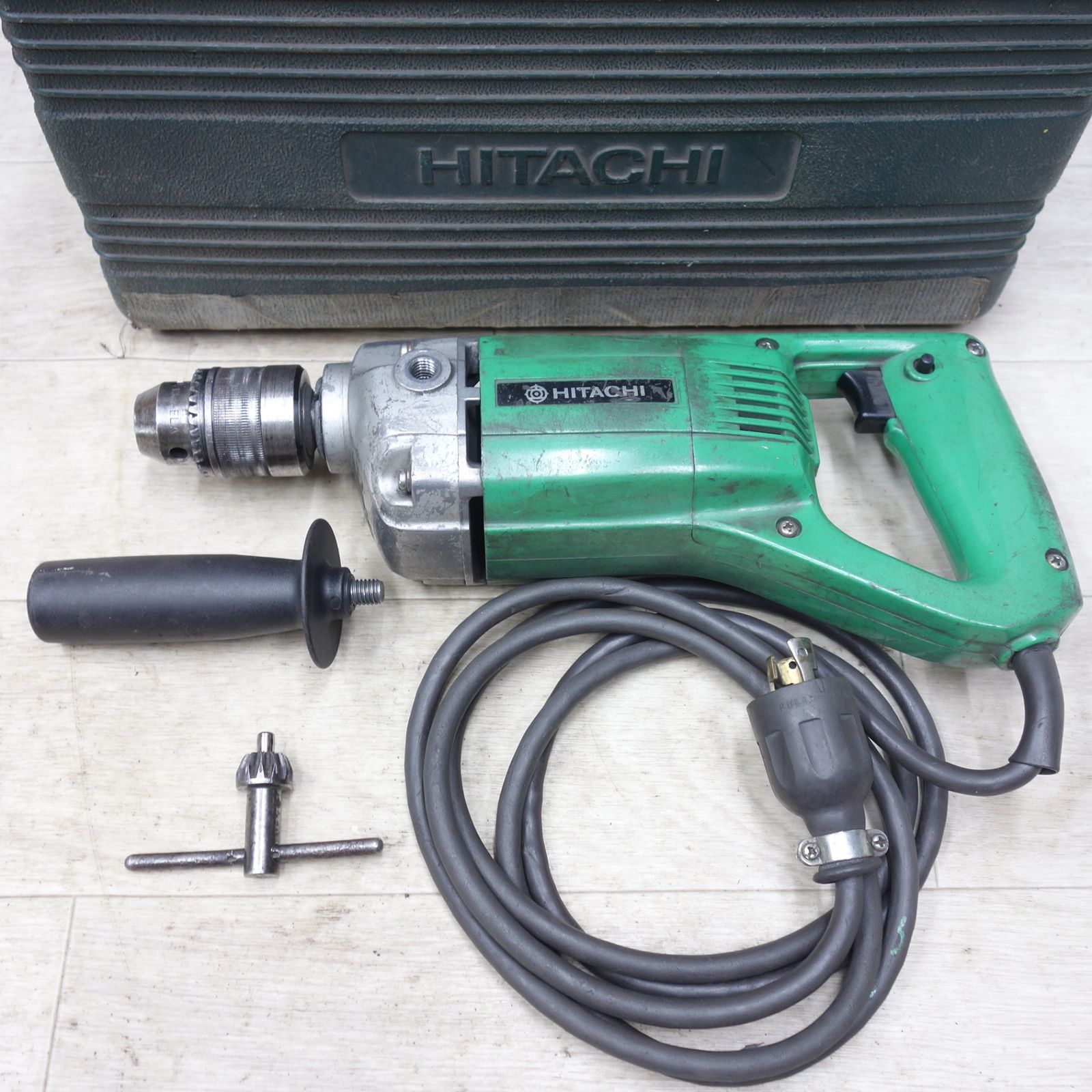 日立 13 mm 携帯 電気 ドリル DM A 電動 工具 コード式 HITACHI 100 V