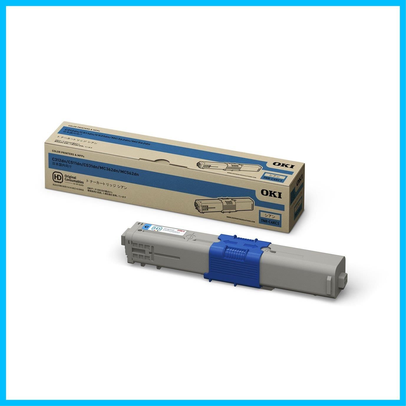 商品 MC562 362dn C531dn 511dn 312dn シアン トナーカートリッジ TNR-C4KC1 OKI