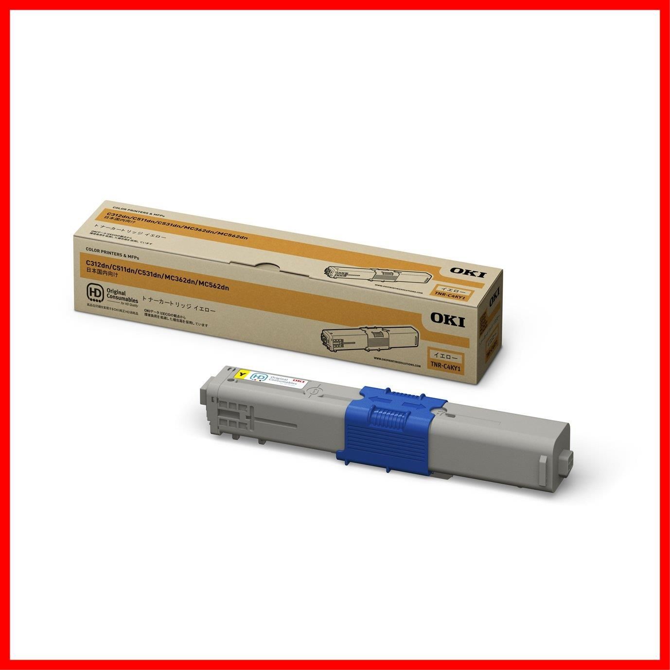 数量 OKI トナーカートリッジ イエロー MC 562 362 dn C 531 511 312 TNR-C 4 KY 1