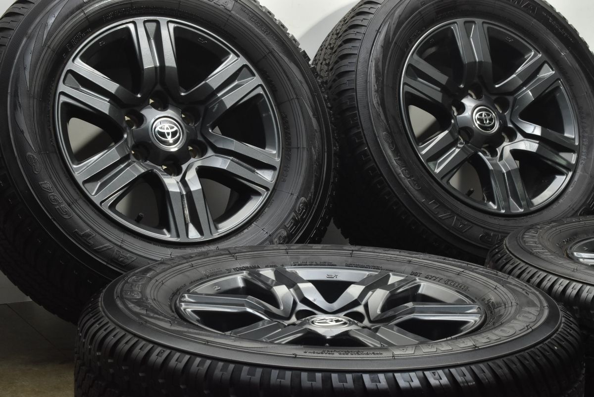 交換用に トヨタ 125 ハイラックス 後期 17 in 7 5 J 30 PCD 139 ヨコハマ グラントレック A T G 94 265 65 R プラド サーフ 流用