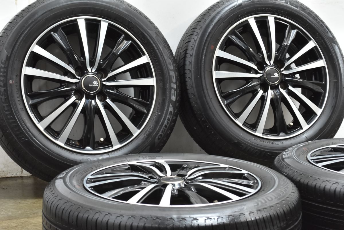 程度良好品 セレブロ 15 in 5 J 42 PCD 100 ブリヂストン エコピア EP 150 175 65 R アクア カローラフィールダー ヴィッツ スイフト