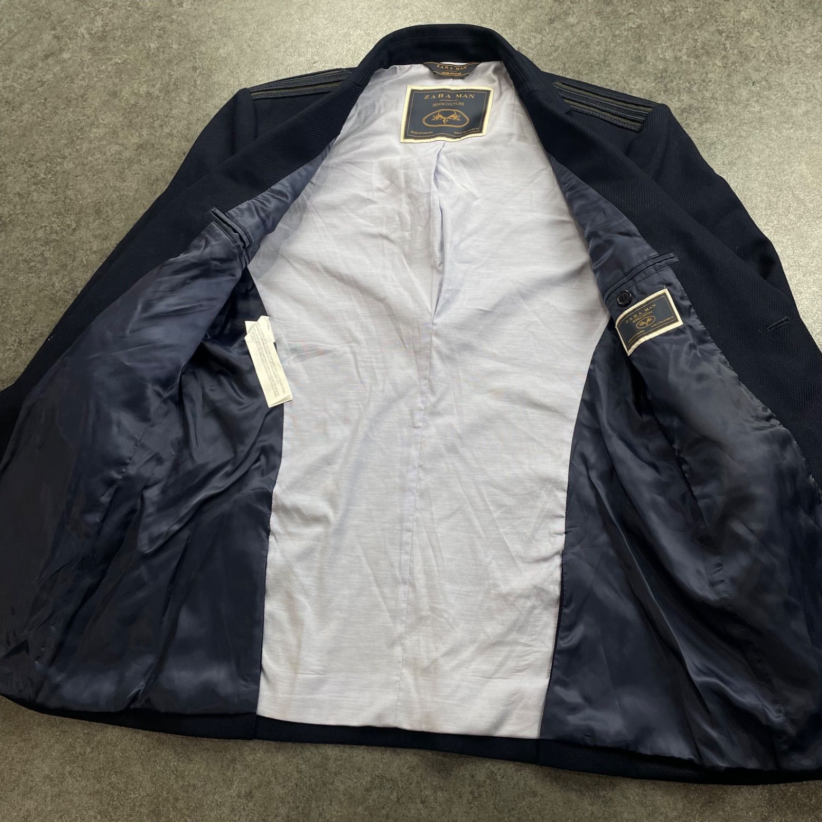 ZARA MAN Tailored Jacket ザラ ザラマン テーラードジャケット 紺 