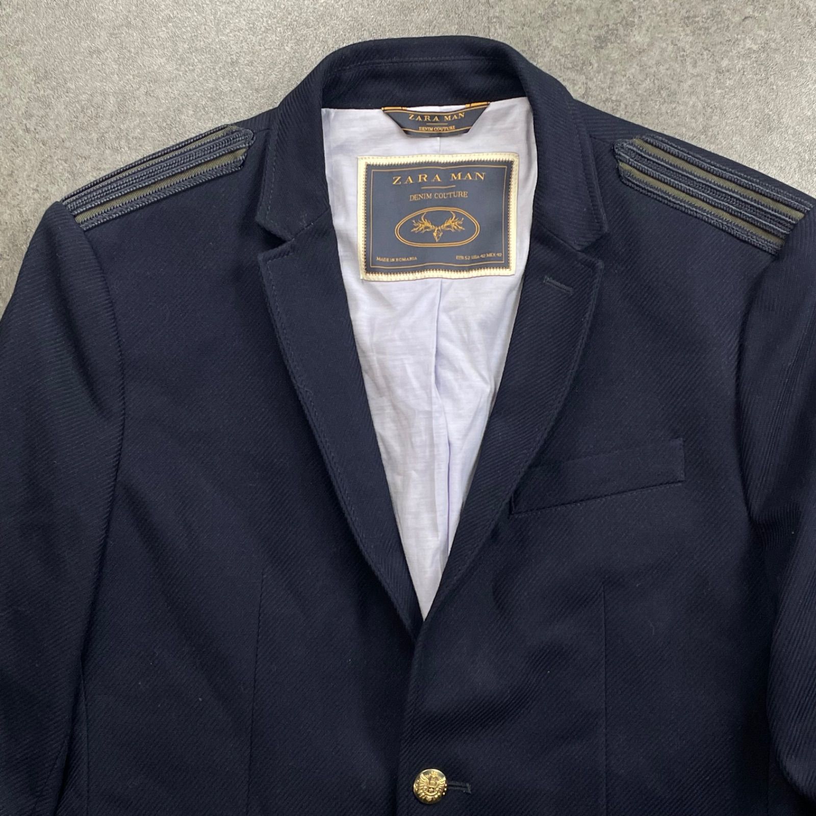 ZARA MAN Tailored Jacket ザラ ザラマン テーラードジャケット 紺