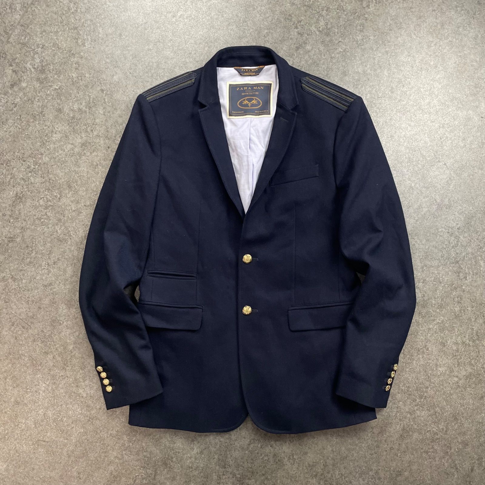 ZARA MAN Tailored Jacket ザラ ザラマン テーラードジャケット 紺