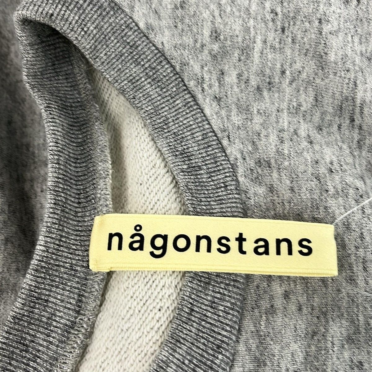 nagonstans/スウェット グレー nagonstans(ナゴンスタンス) トレーナー サイズ38 M レディース美品