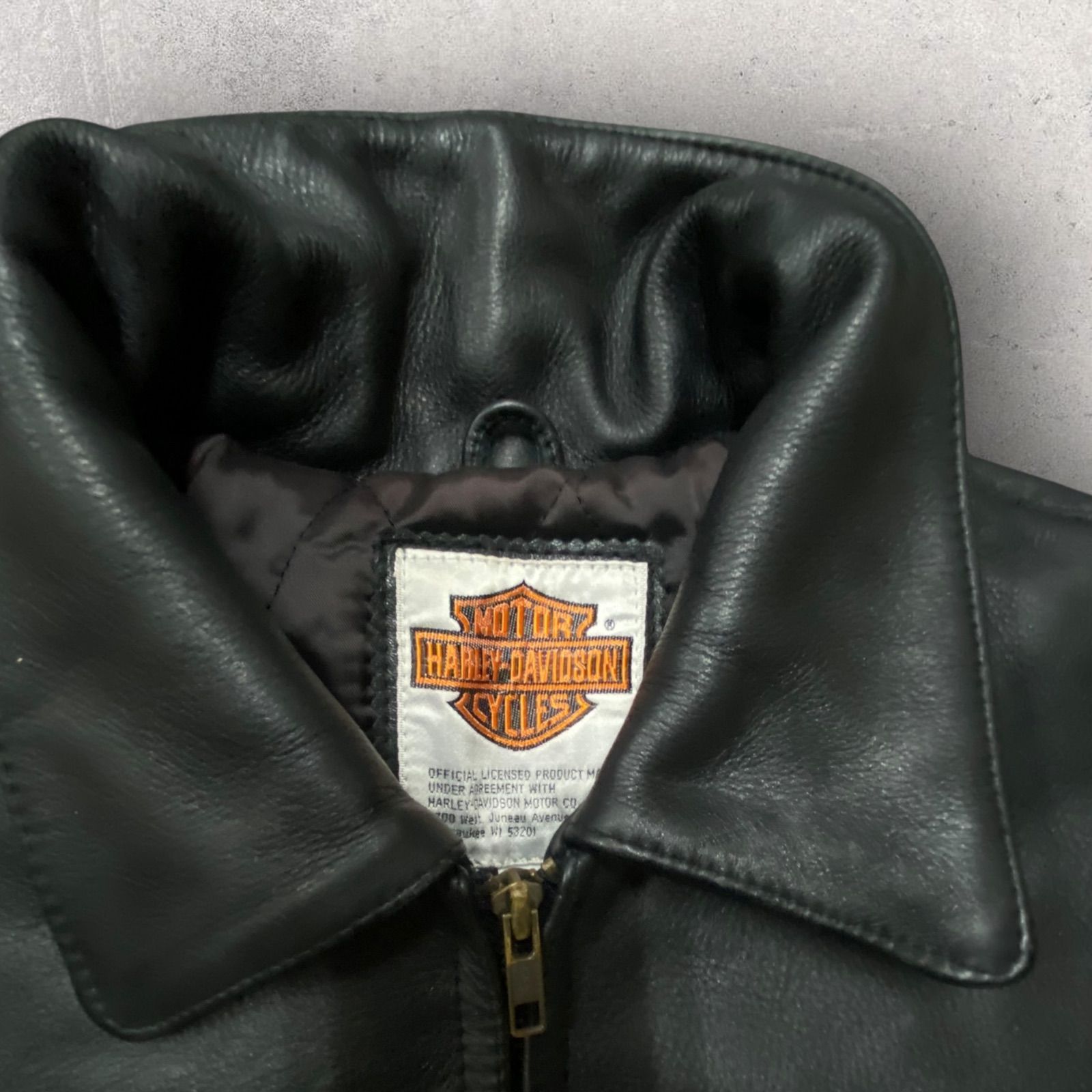 HARLEY DAVIDSON ハーレーダビッドソン レザージャケット 42 L XL