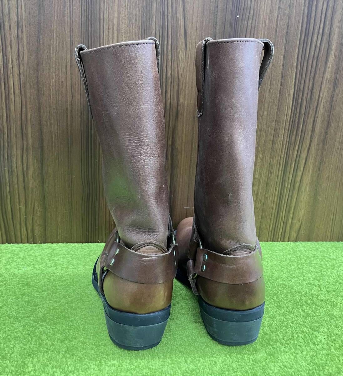 FRYE フライ リングブーツ B106 サイズ8 26cm ブラウン系 ハーネス