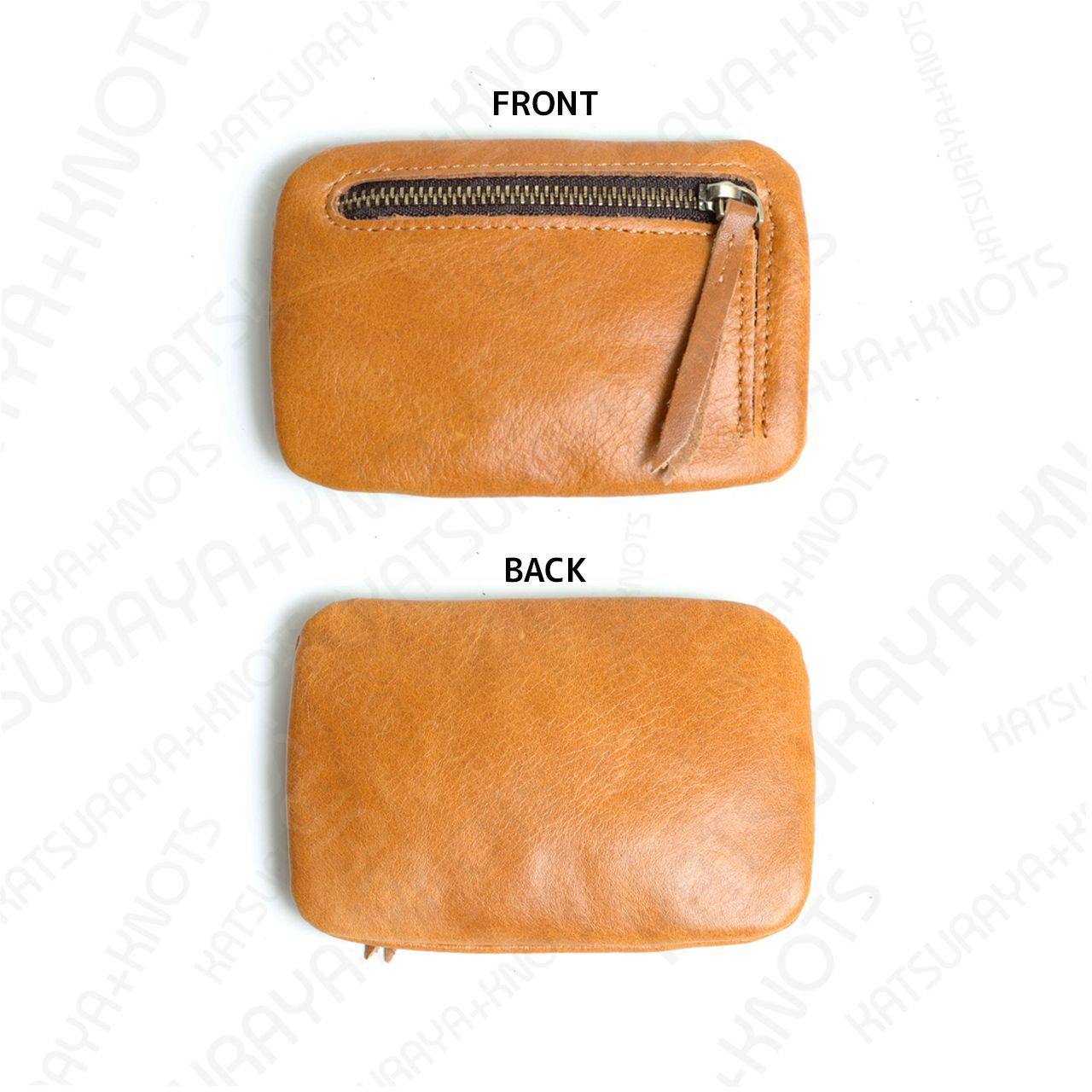 ミニマルヴィンテージ 本革 レトロ ミニ財布☆ミッドナイトネイビー