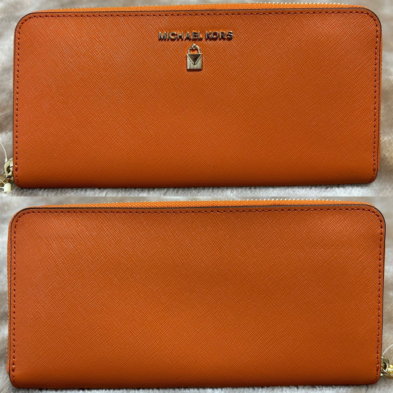 マイケルコースファスナー付き長財布 ラウンドファスナー長財布