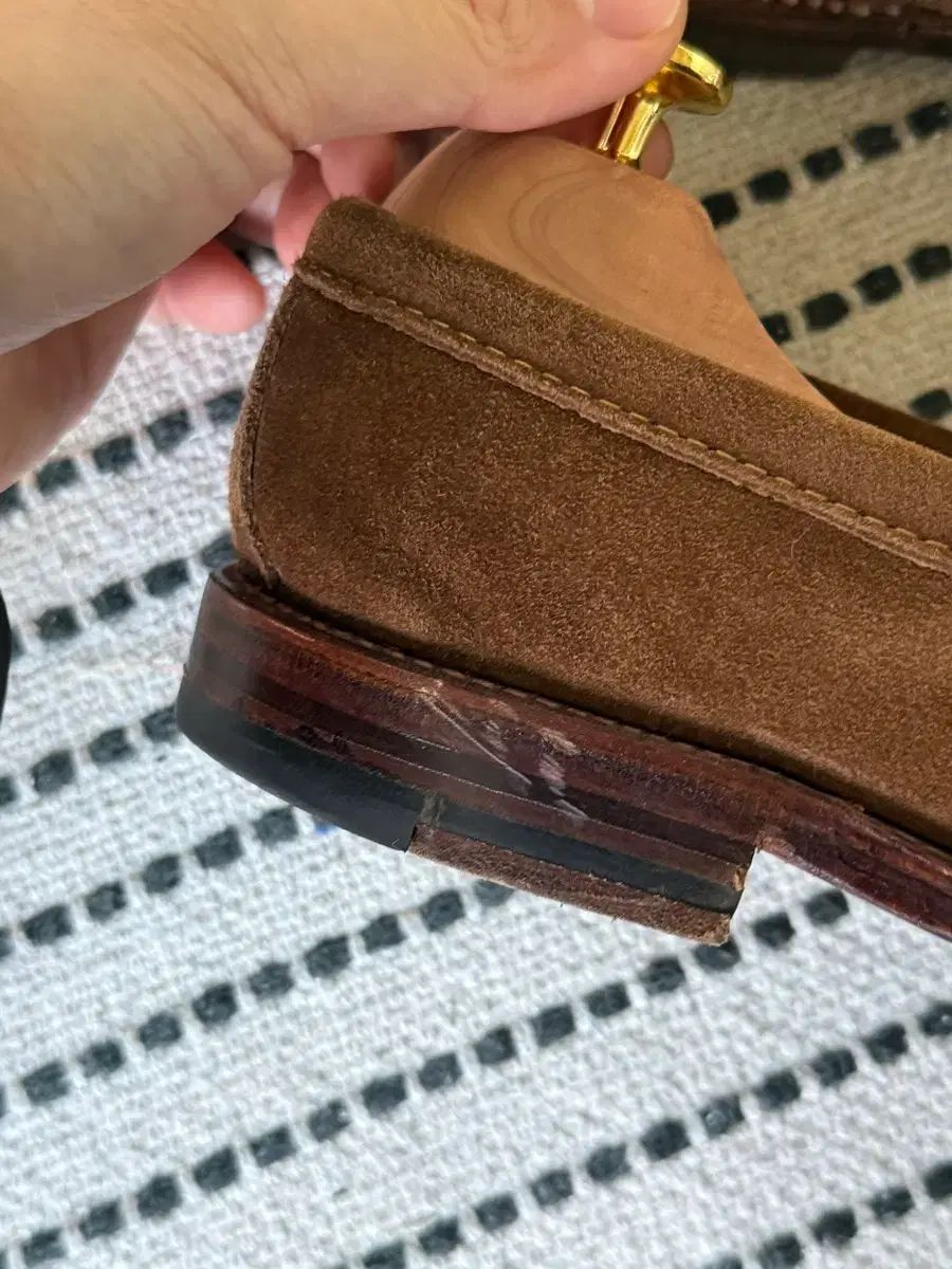 Alden オールデン 2973 スエード ローファー 10.5 B/D 茶 Alden