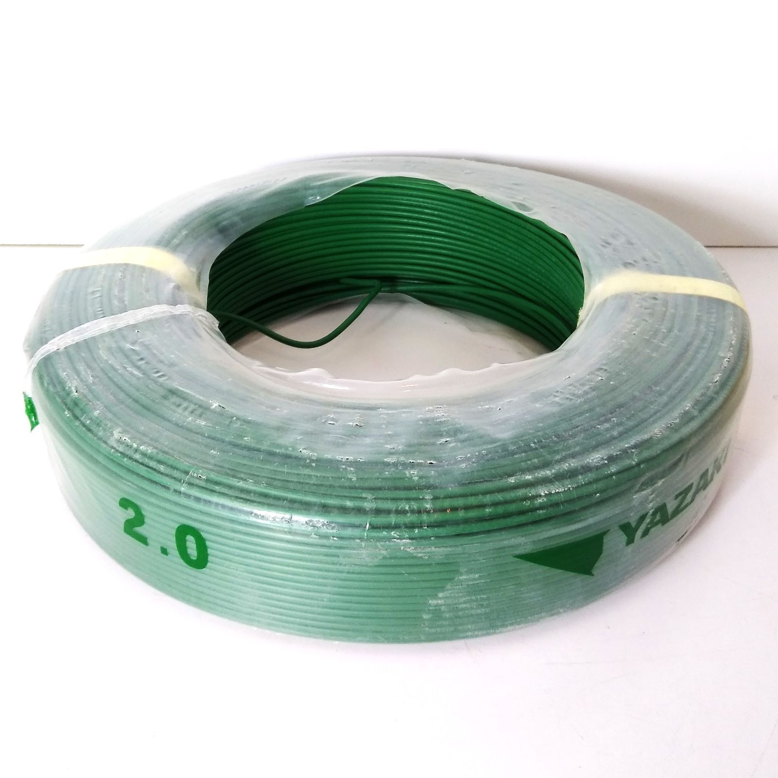  X 04767 矢崎電線 ソフトEM IE F 2 0㎜ 緑 電線 建築資材 電気工事 ケーブル 電設資材 材料 資材