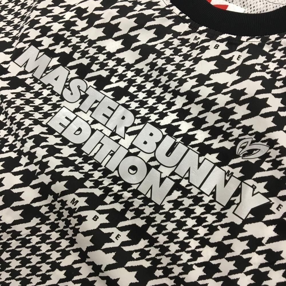 超美品】マスターバニー スニード 黒×白 千鳥格子 裏地メッシュ