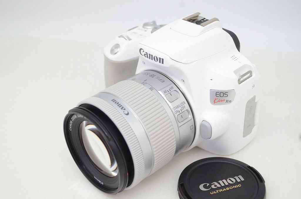 Canon キヤノン EOS Kiss X 10 EF S 18 55 IS STM レンズキット デジタル一眼レフカメラ ホワイト 251117 a