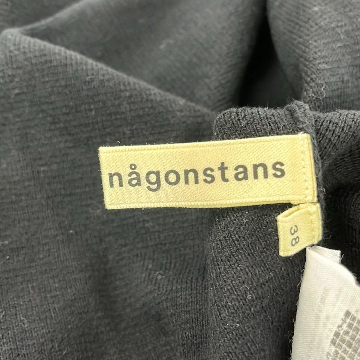 ナゴンスタンス レディースパンツセットアップ レディース - 黒 ニット|アームウォーマー ラップスカート付き|ウエストゴム パンツスーツ上下 ビジネススーツ スーツ フォーマル