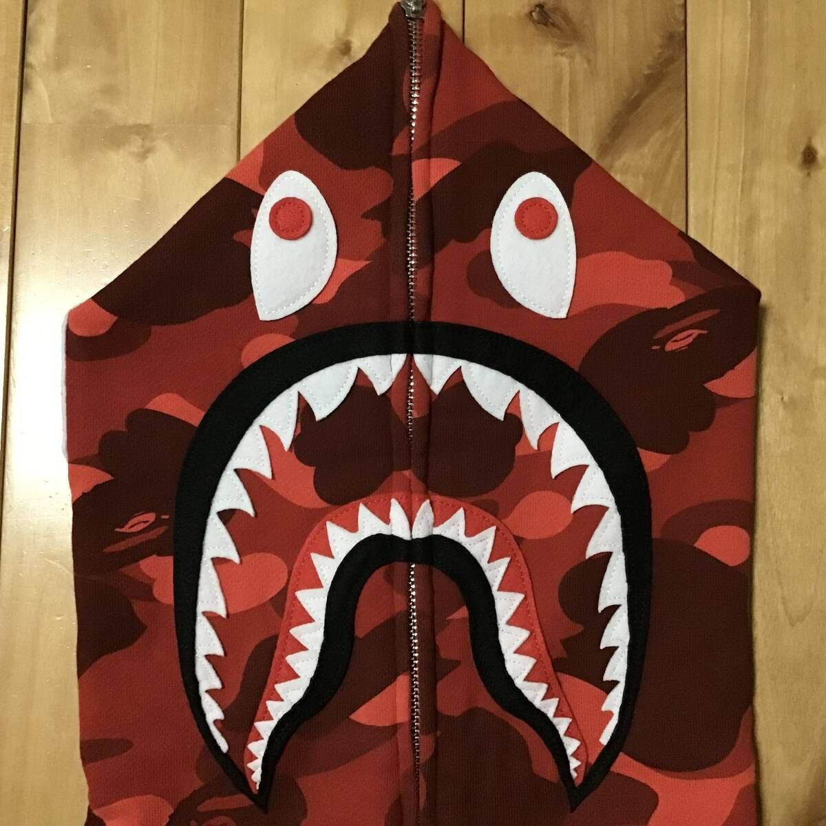 RED CAMO WGM シャーク パーカー Mサイズ shark full zip hoodie a