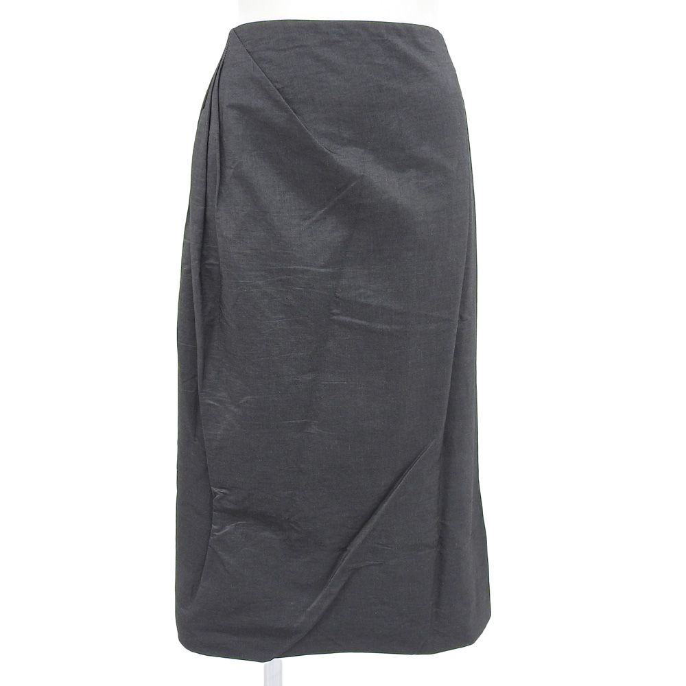 PRADA プラダ デザインスカート フレア ボトムス レディース コットン