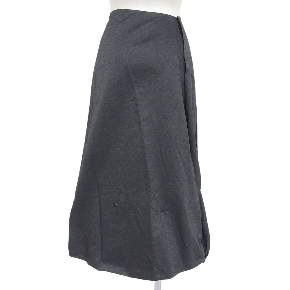 PRADA プラダ デザインスカート フ ボトムス レディース コットン ブラック 40 90 s ヴィンテージ