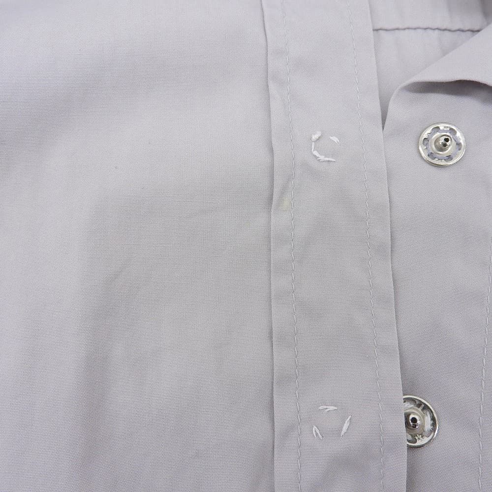 PRADA プラダ 初期 袖ラインロゴ コットンブラウス 販売 シャツ