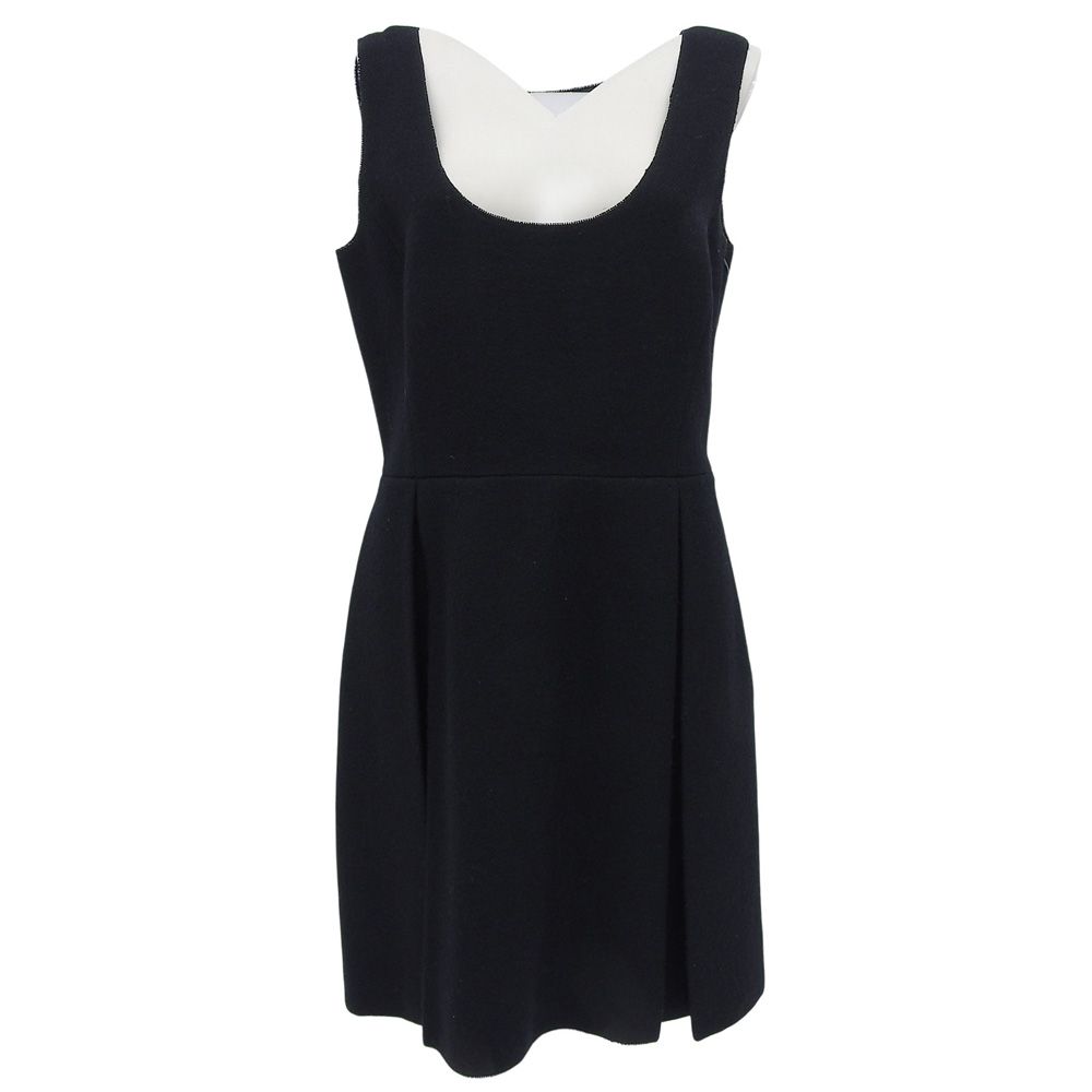 ミュウミュウ 黒ワンピース MIUMIU ミュウミュウ オールド ミュウミュウ モヘアウール ワンピース