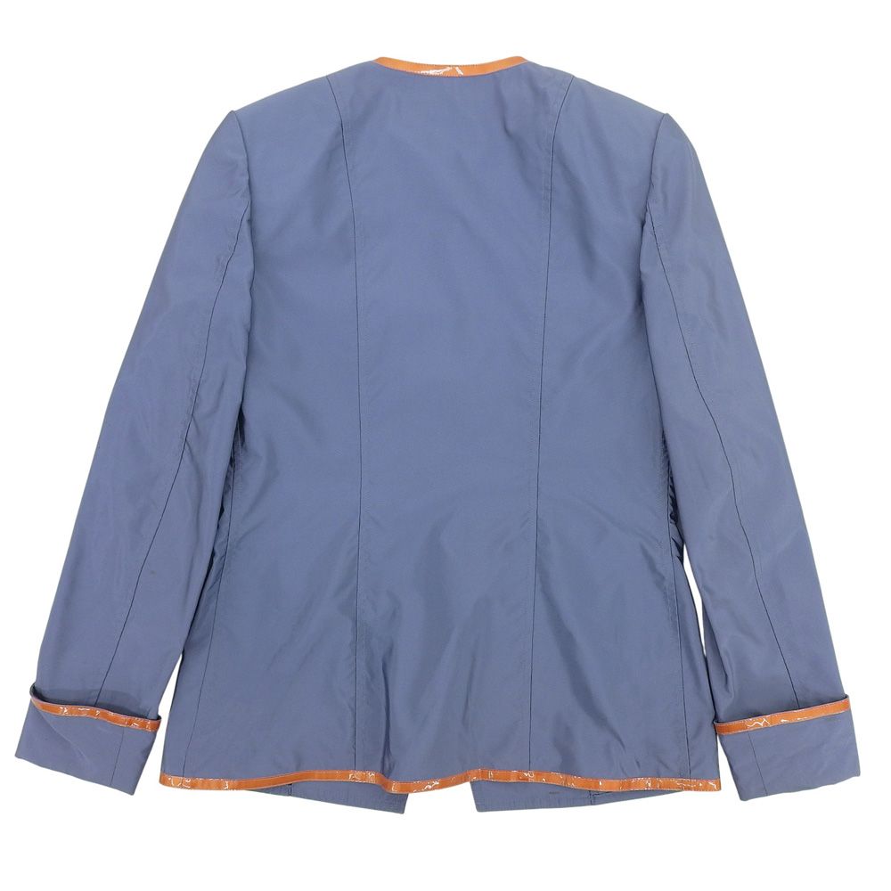 【美品】CHANEL ヴィンテージ ノーカラージャケット 38 CHANEL シャネル ノーカラージャケット バイカラー アウター