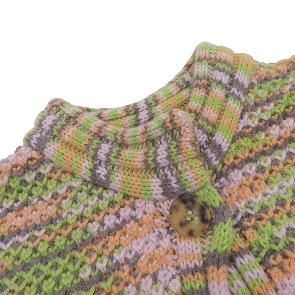 MISSONI ミッソーニ ニットベストジャケット トップス レディース カシミヤ マルチカラー 48