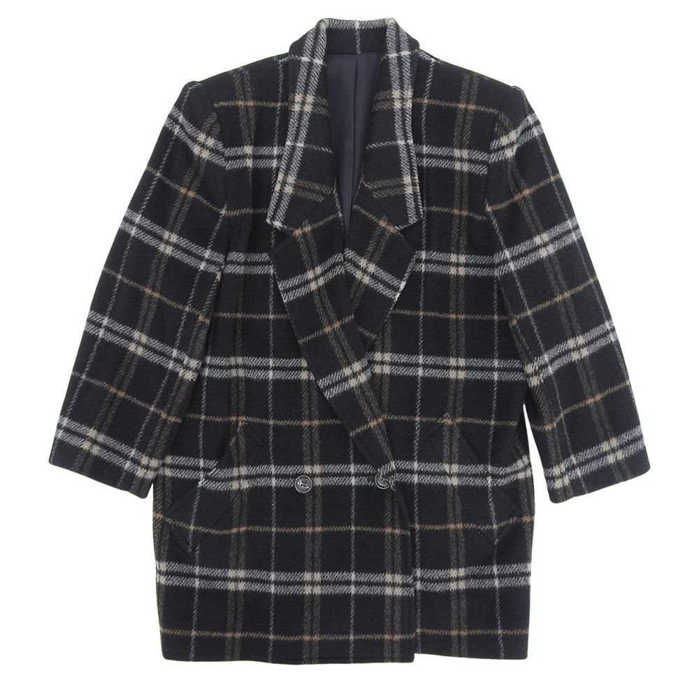 MAXMARA マックスマーラ チェック ダブルウールジャケット MAXMARA マックスマーラ チェック ダブルウールジャケット