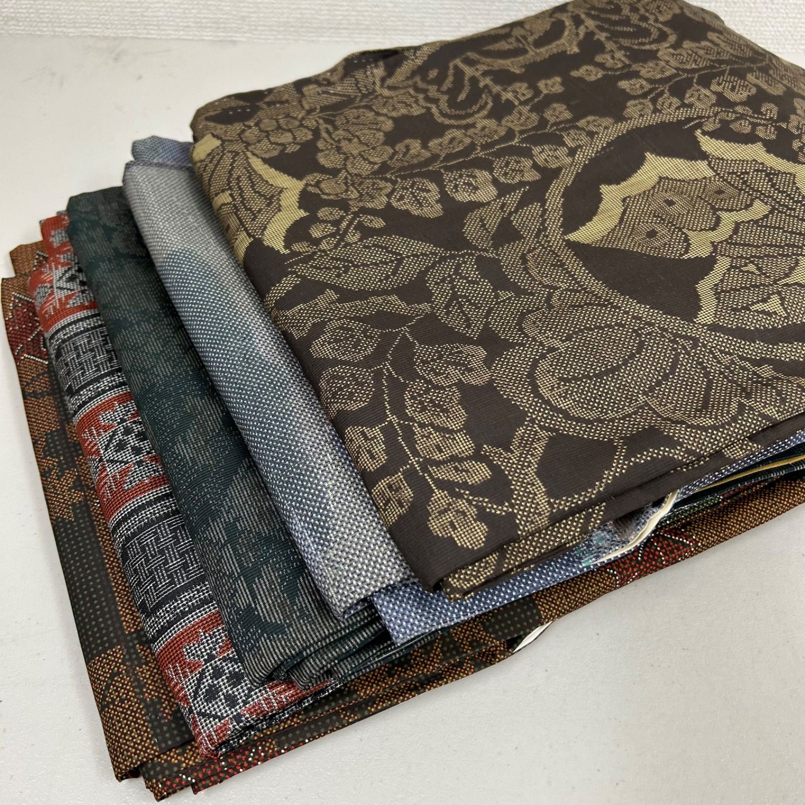 大島紬 着物 正絹 5着 着物まとめ売り リメイク材料 m-590 - メルカリ