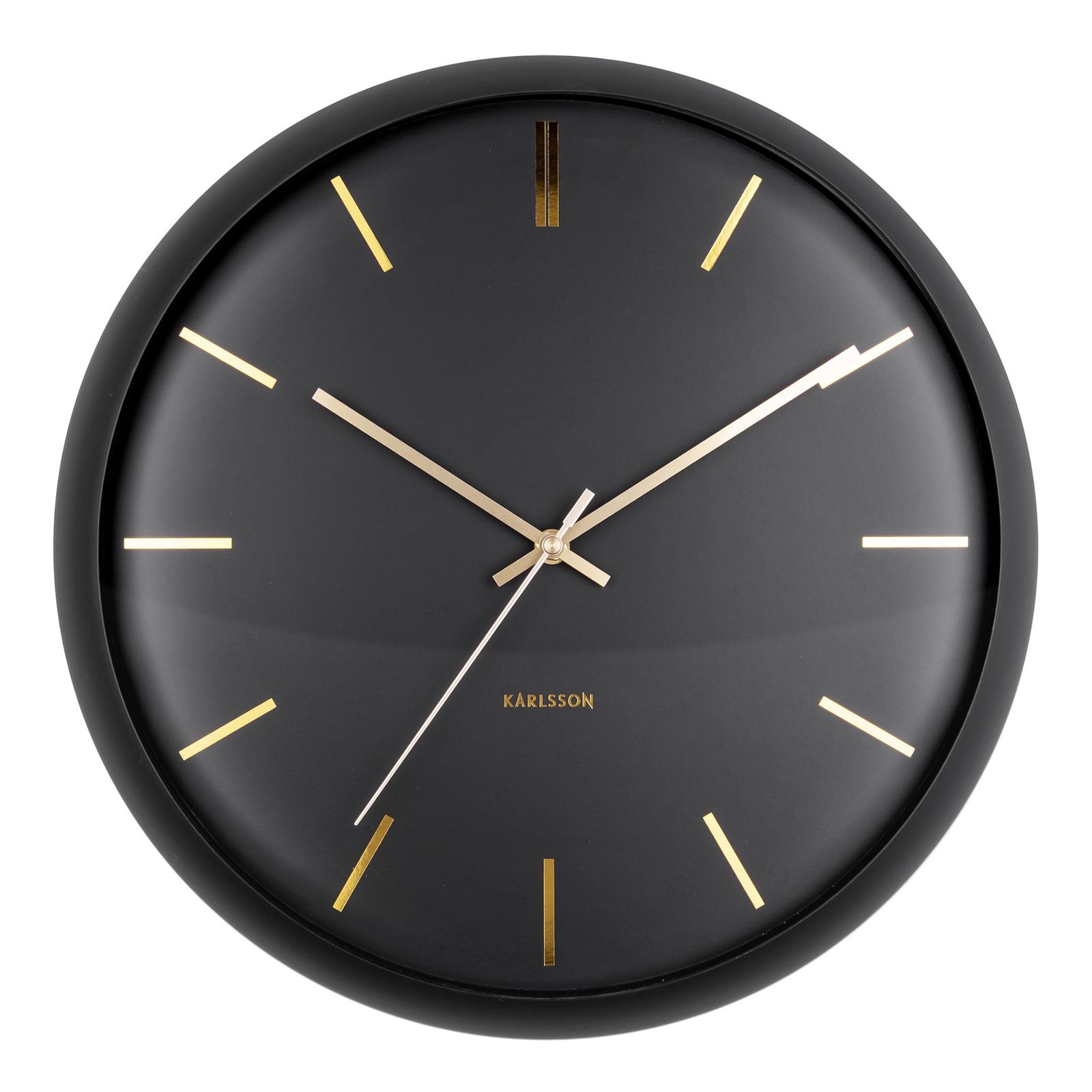 Karlsson カールソン 掛け時計 Nirvana Globe 直径40cm ブラック