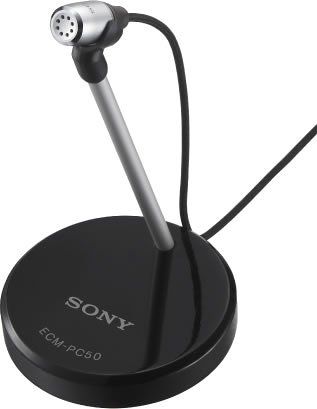 SONY エレクトレットコンデンサーマイクロホン ECM PC 50