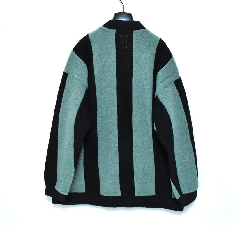 新品 ラッセルノ ゴルフ ワイド ストライプ カーディガン ミント L 5 新品 ラッセルノ ゴルフ ワイド ストライプ カーディガン【4】【5】【6