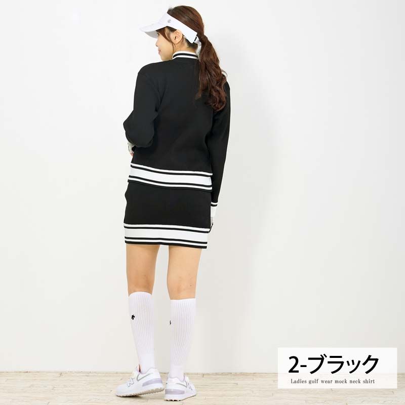 ゴルフウェア レディース 上下セットアップ gs GOLF ジップアップ