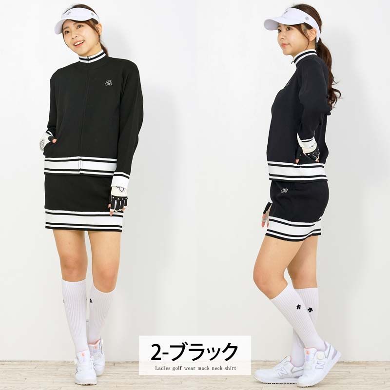 ゴルフウェア レディース 上下セットアップ gs GOLF ジップアップ