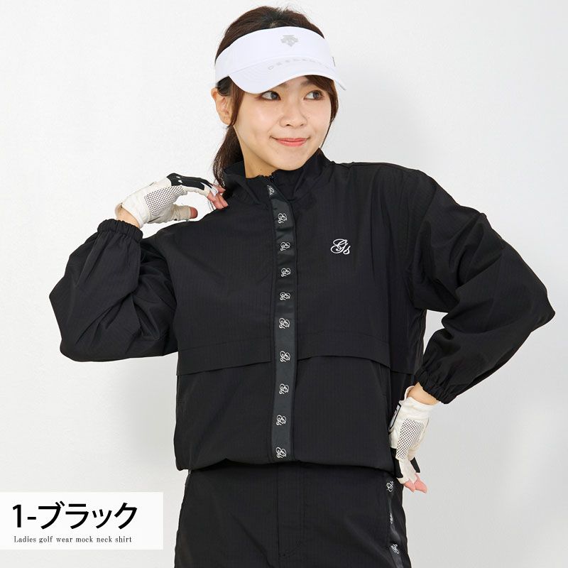 送料無料 新作 ゴルフウェア レディース gs GOLF ゴルフジャケット 防風 アウター ブルゾン ジップアップ リップストップ素材 ロゴテープ使い おしゃれ かわいい 韓国系 秋冬 ブランド ゴルフウェア レディース gs GOLF ゴルフジャケット アウター ブルゾン