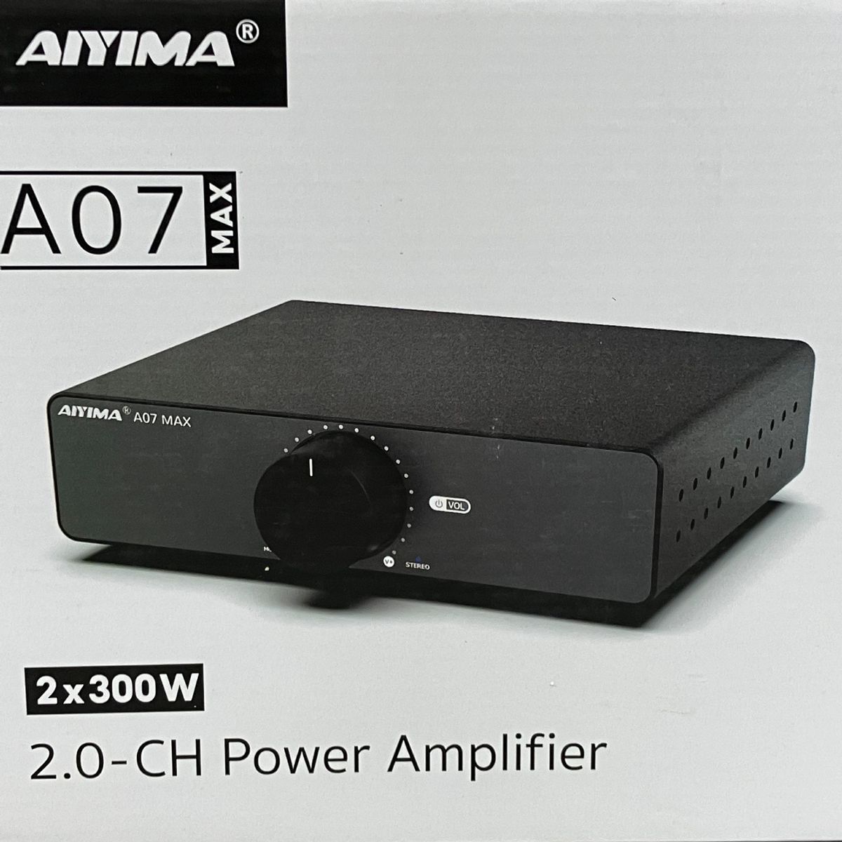 AIYIMA A07 MAX ステレオ/モノラル対応 デジタルパワーアンプ 音響機材